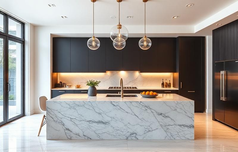 Modern kitchen island